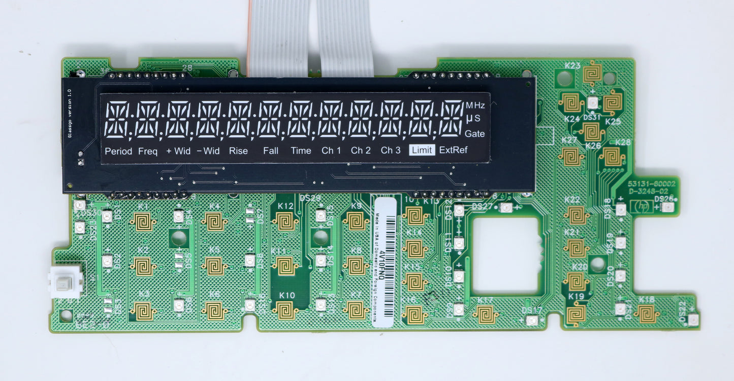 HP / Agilent 53131A / 53132A VFD Display Replacement. LED Display Conversion Kit