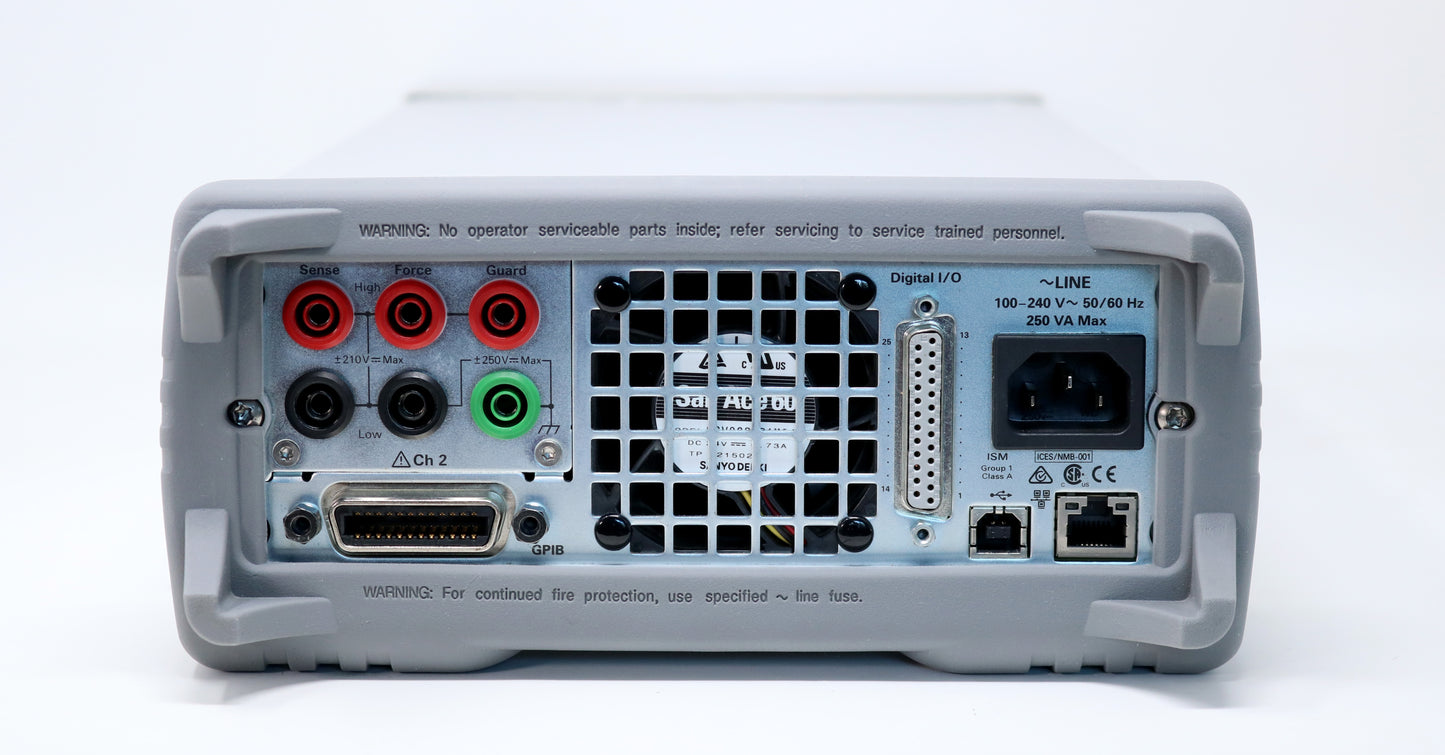 Agilent / Keysight B2901A, B2902A, B2911A, B2912A Rear Panel Plastic Bezel. 3D Printed