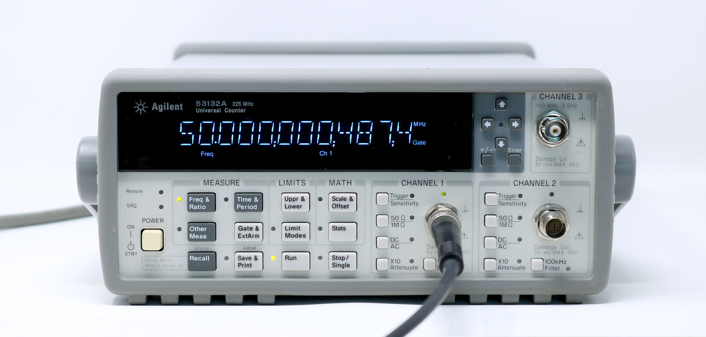 VFD to LED Display Replacement SERVICE - HP/Agilent 53131A / 53132A. LED Upgrade
