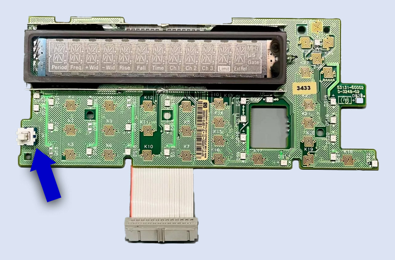 HP / Agilent power switch original replacement fits 53131A / 53132A / 53181A
