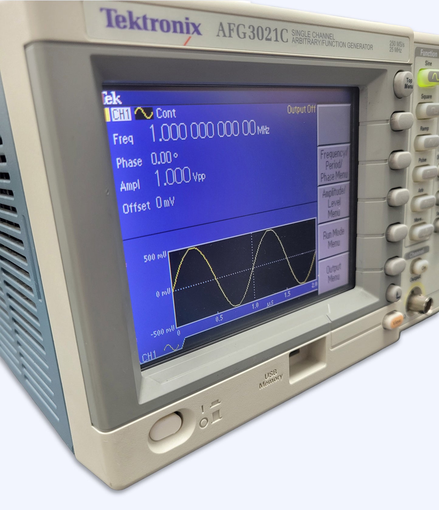 Tektronix AFG-3000 series Power Push Button Cap. 3D Printed (366-0840-00)