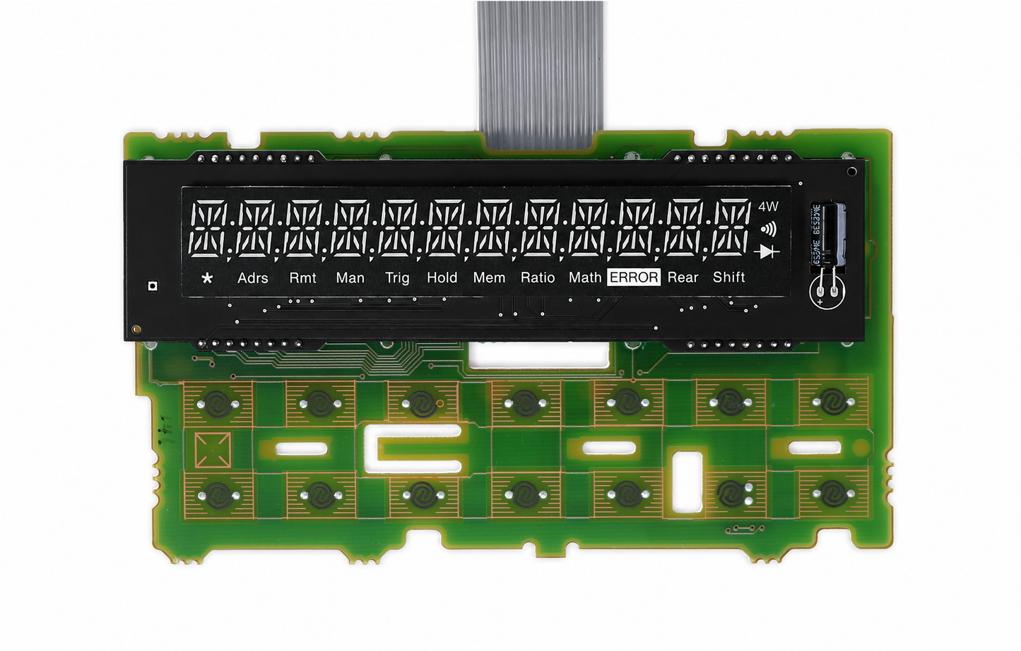 HP / Agilent 34401A VFD to LED Display Replacement. LED Conversion. (Preorder)