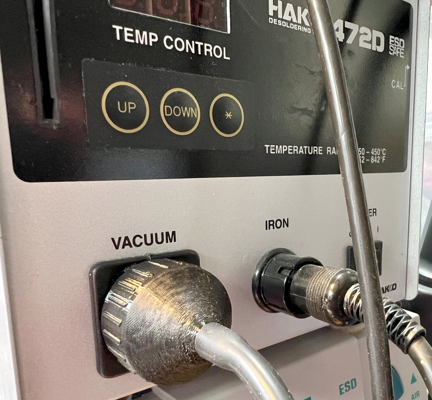 Hakko Vacuum Outlet Cap for 702 / 703 / 470 Series. B1029. 472D. 3D Printed