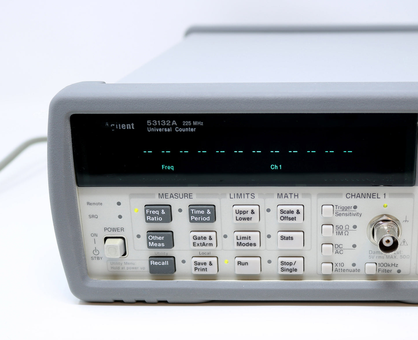 HP / Agilent power button fits 53131A / 53132A / 53181A. 3D Printed