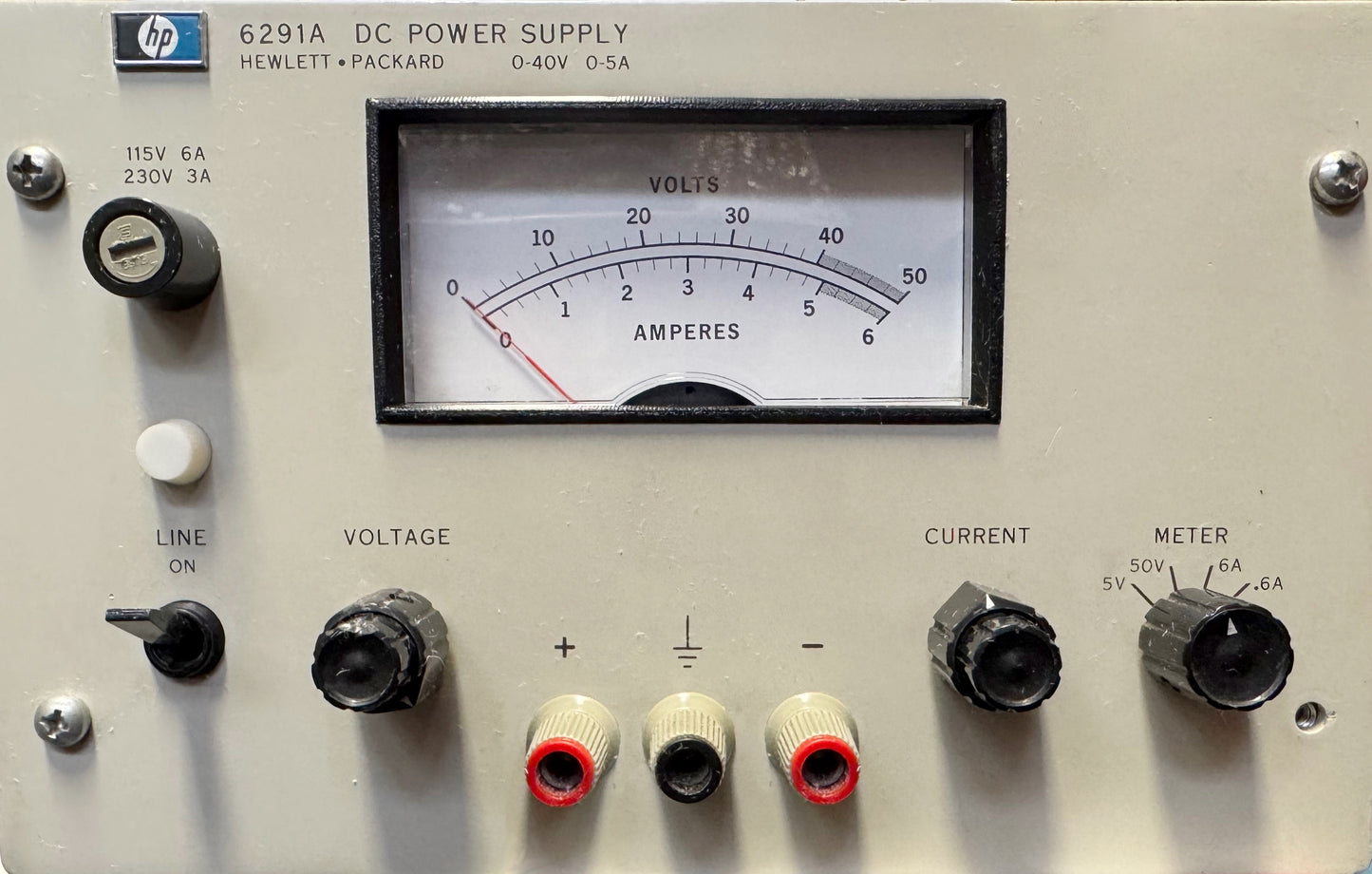 HP Analog Meter Bezel 4040-0294 1.8" X 3.7", 1/4 MOD. 3D Printed