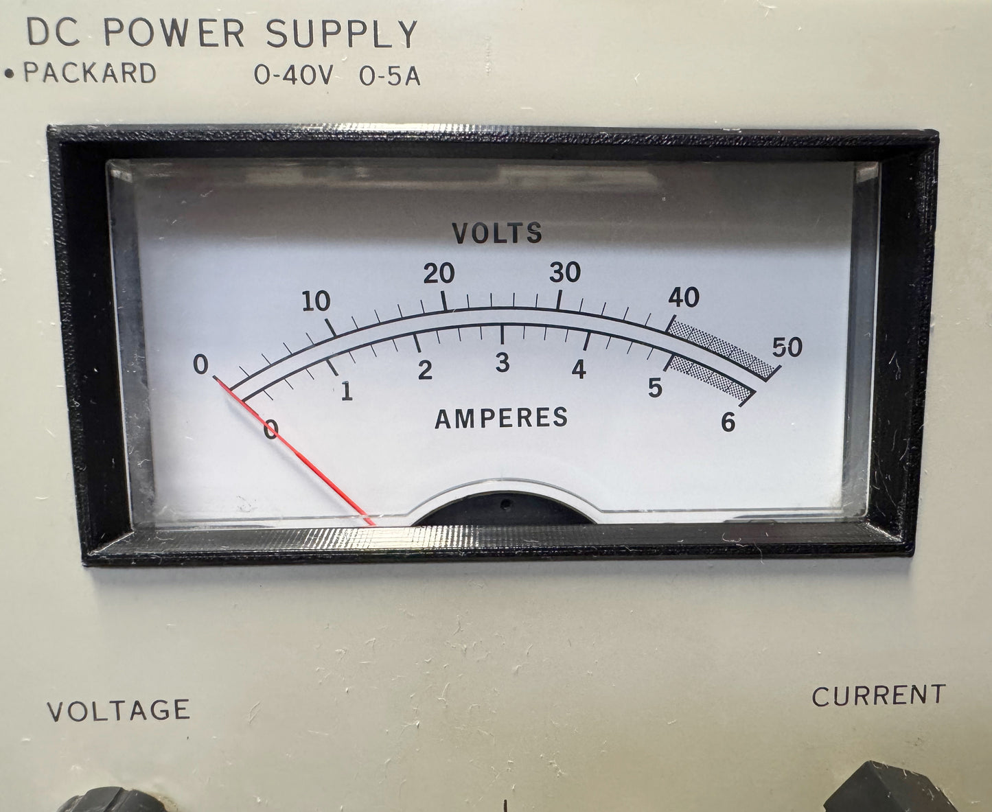 HP Analog Meter Bezel 4040-0294 1.8" X 3.7", 1/4 MOD. 3D Printed