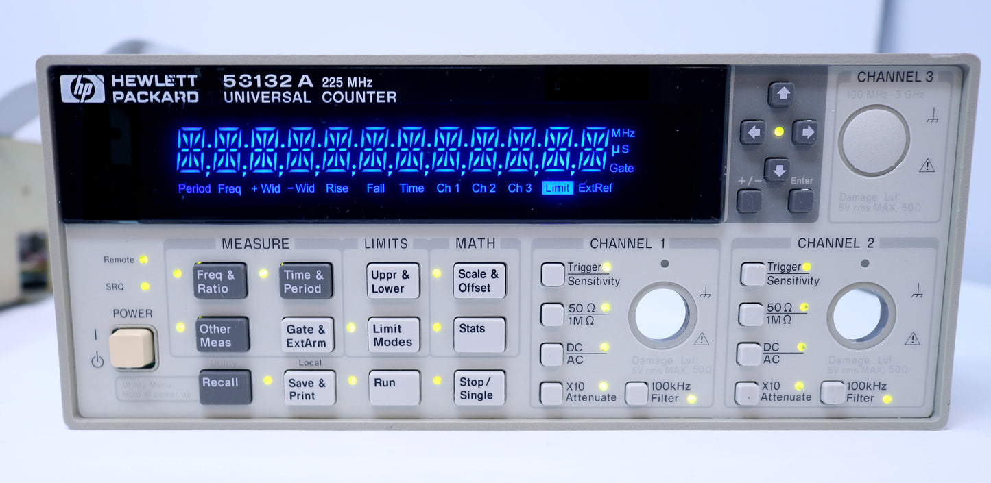 HP / Agilent 53131A / 53132A VFD Display Replacement. LED Display Conversion Kit