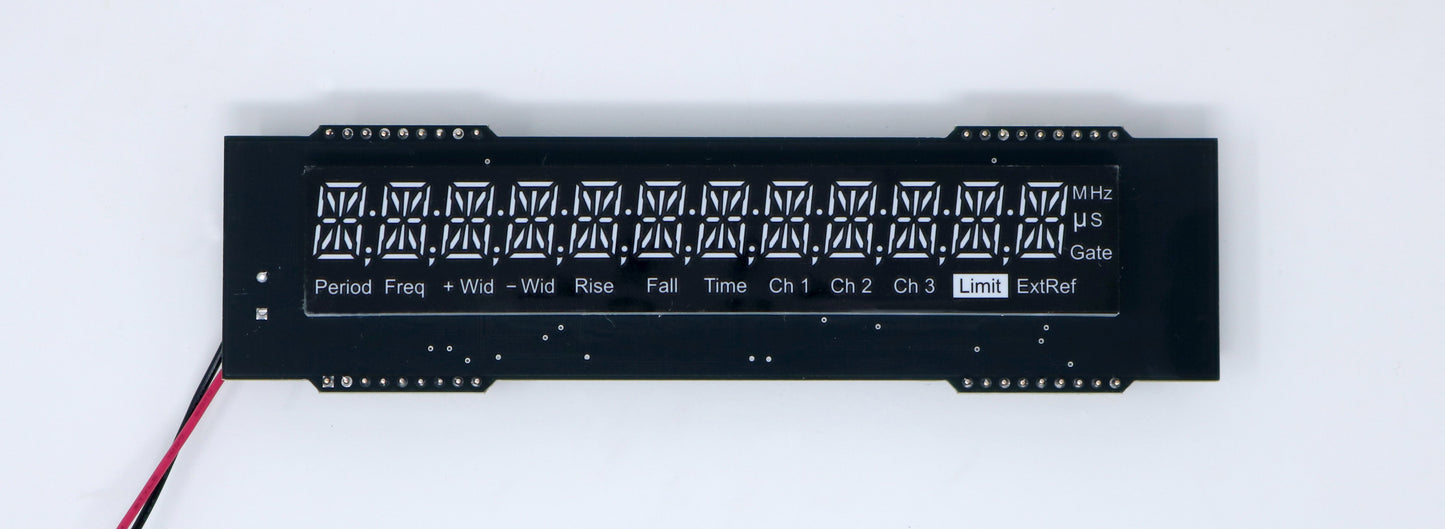 VFD to LED Display Replacement SERVICE - HP/Agilent 53131A / 53132A. LED Upgrade