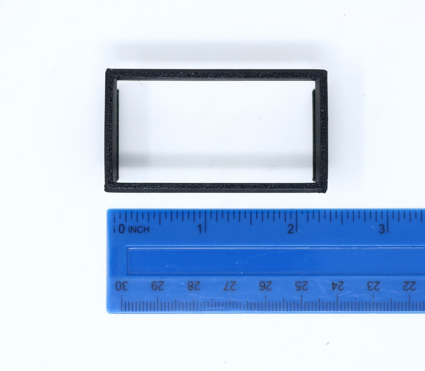 HP Analog Meter Bezel 4040-0414 (4040-0295) 1.3" X 2.4", 1/6 MOD. 3D Printed