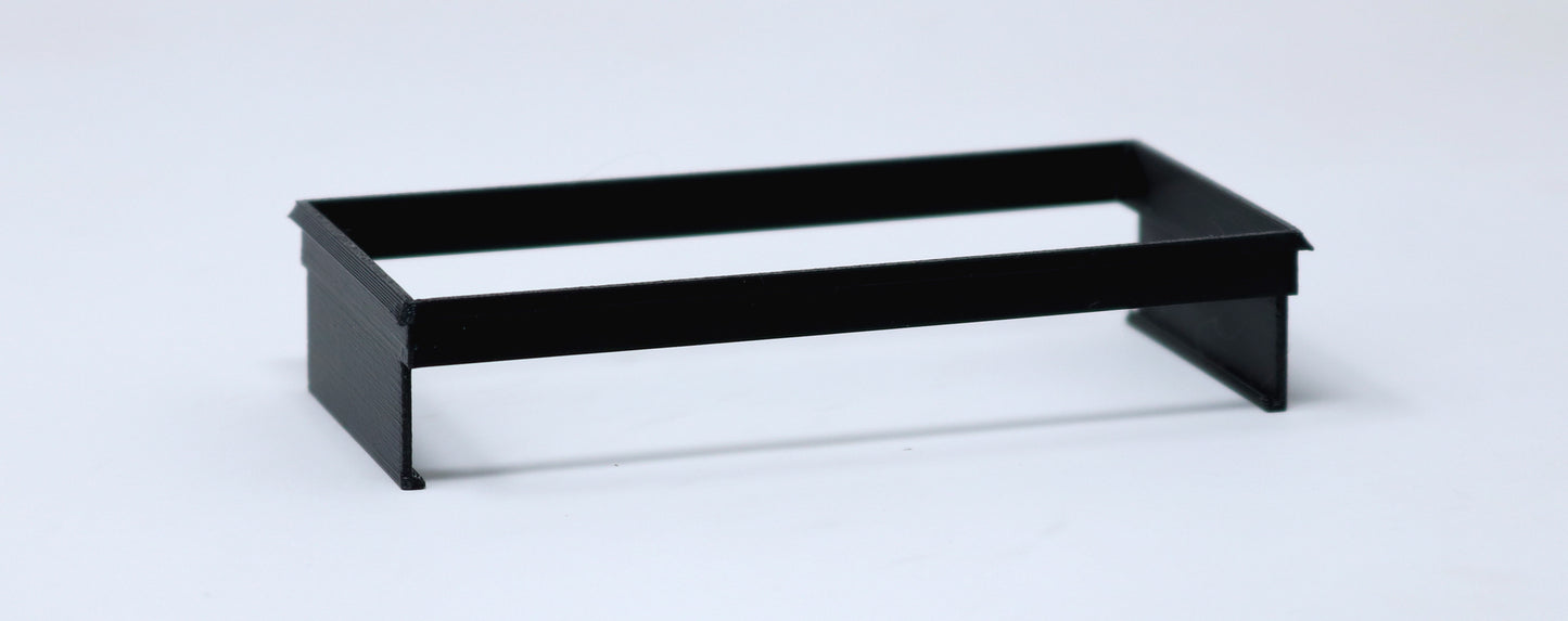 HP Analog Meter Bezel 4040-0294 1.8" X 3.7", 1/4 MOD. 3D Printed