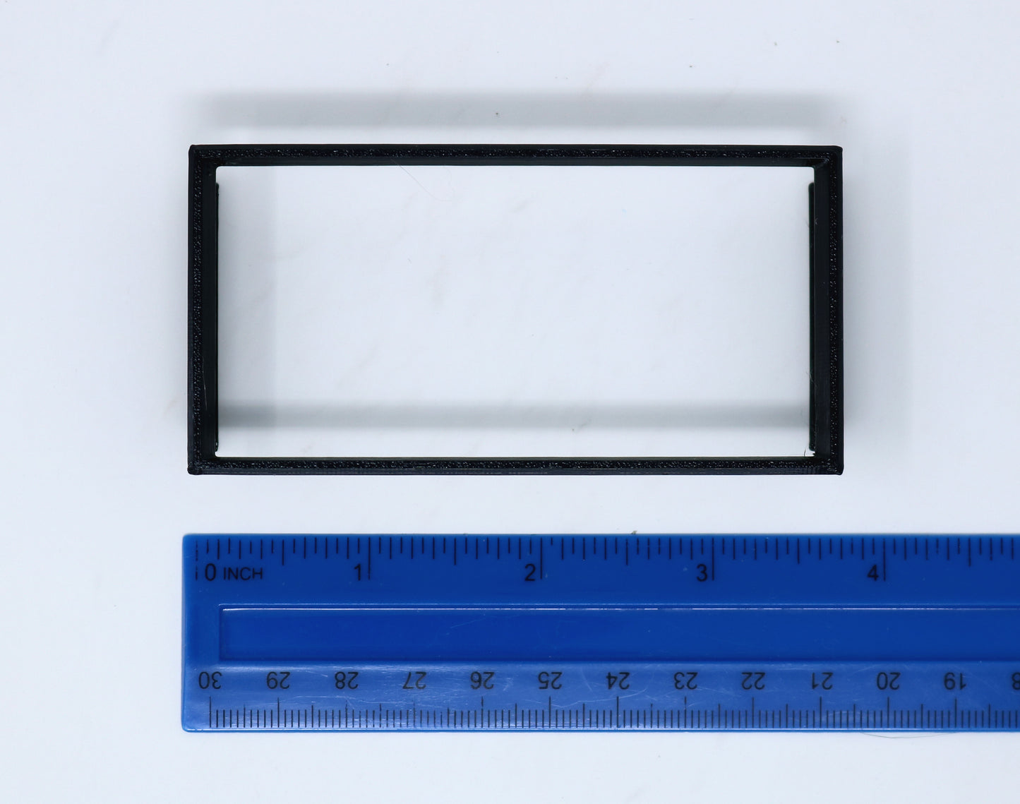HP Analog Meter Bezel 4040-0294 1.8" X 3.7", 1/4 MOD. 3D Printed