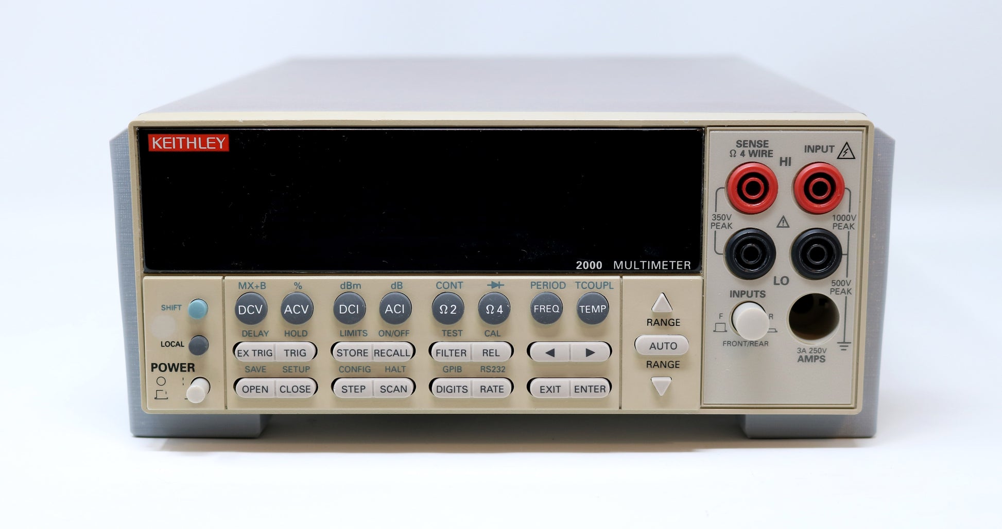 Keithley 2000  DMM on a white background
