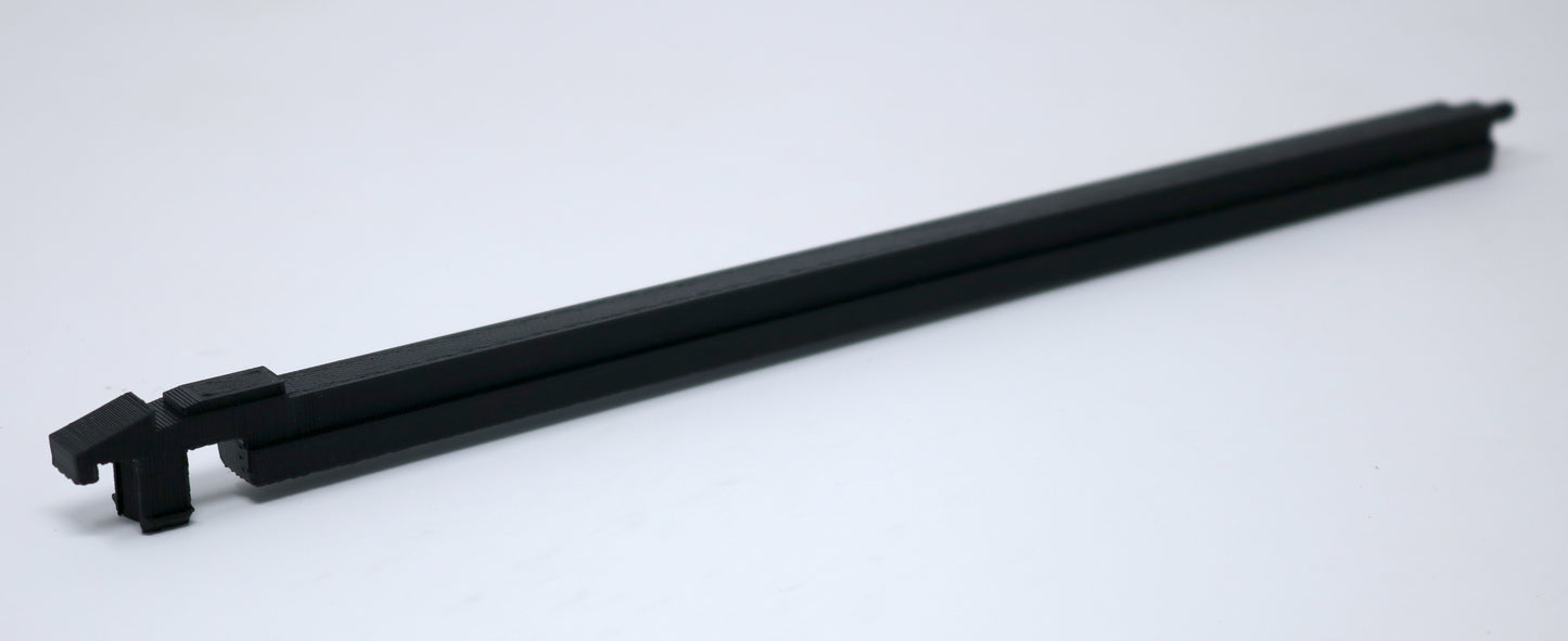 Rail Plug-In / Bottom Guide for Tektronix TM5003 / TM5006 series. 3D printed