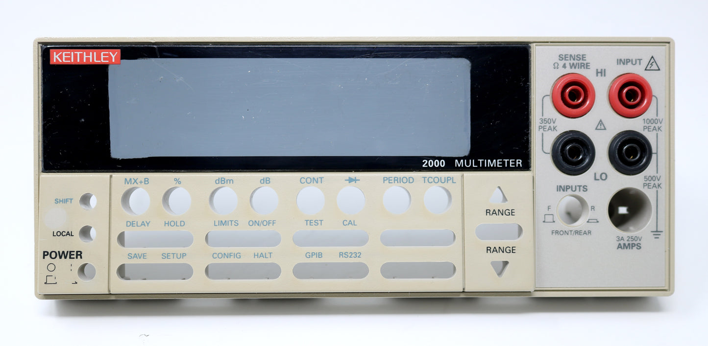 VFD to LED Display Replacement SERVICE - Keithley 2000/2015/2010 - LED Upgrade