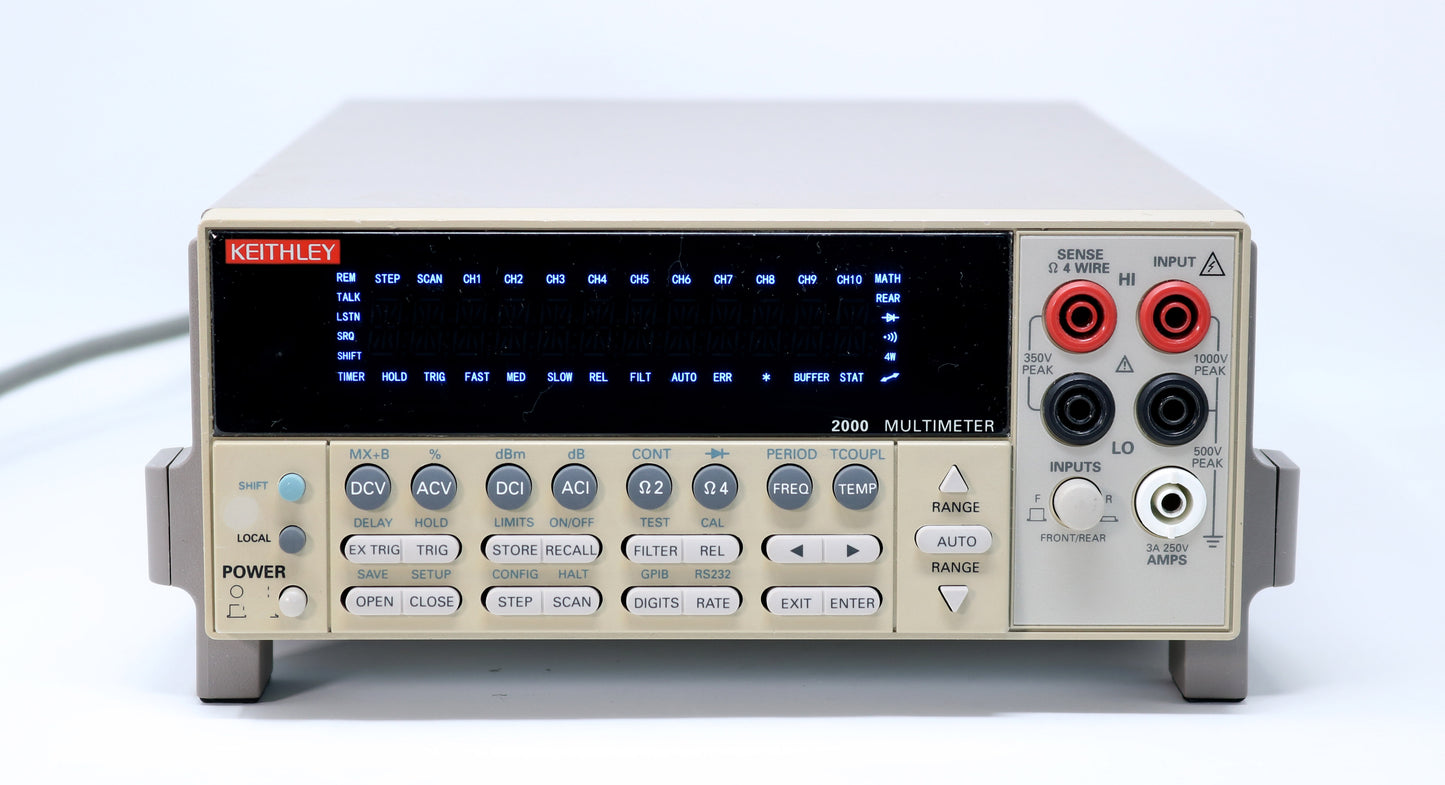 VFD to LED Display Replacement SERVICE - Keithley 2000/2015/2010 - LED Upgrade
