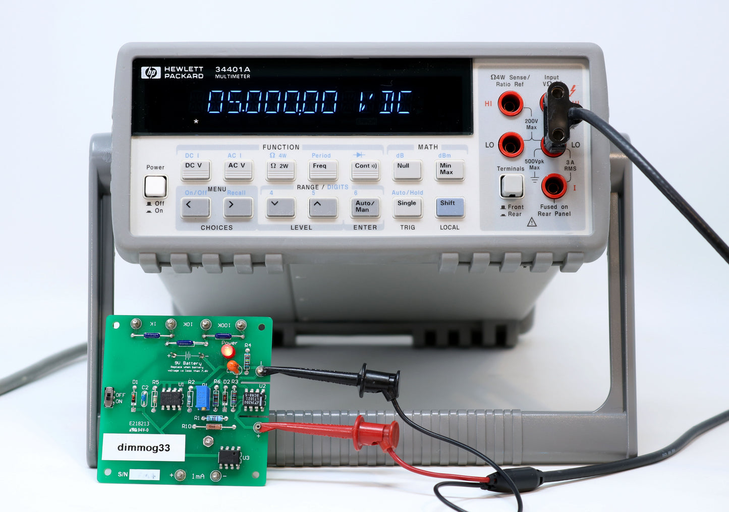 HP / Agilent 34401A Digital Multimeter, 6½ Digit Tested & Spot-on. Very clean (9468)