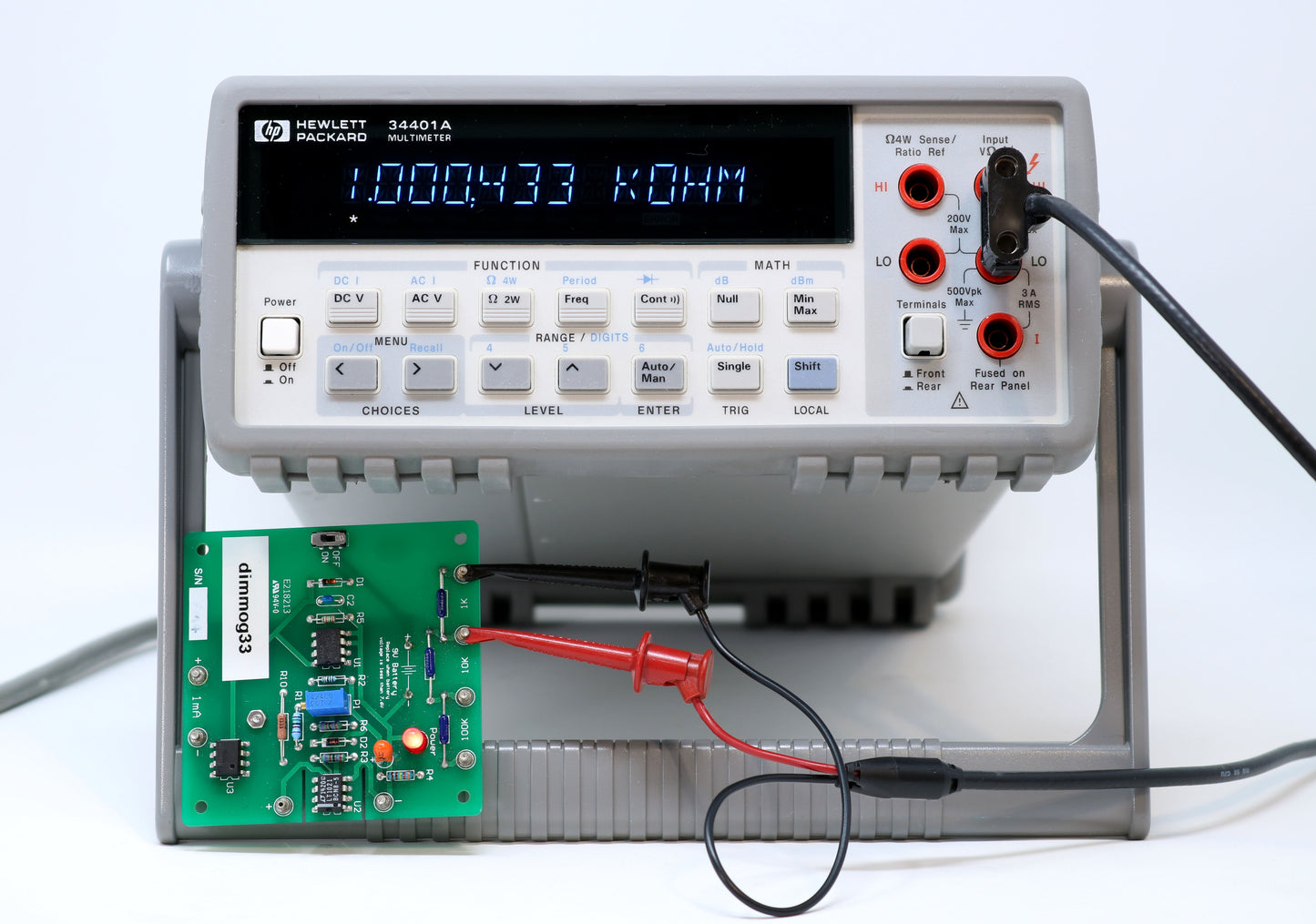 HP / Agilent 34401A Digital Multimeter, 6½ Digit Tested & Spot-on. Very clean (9468)