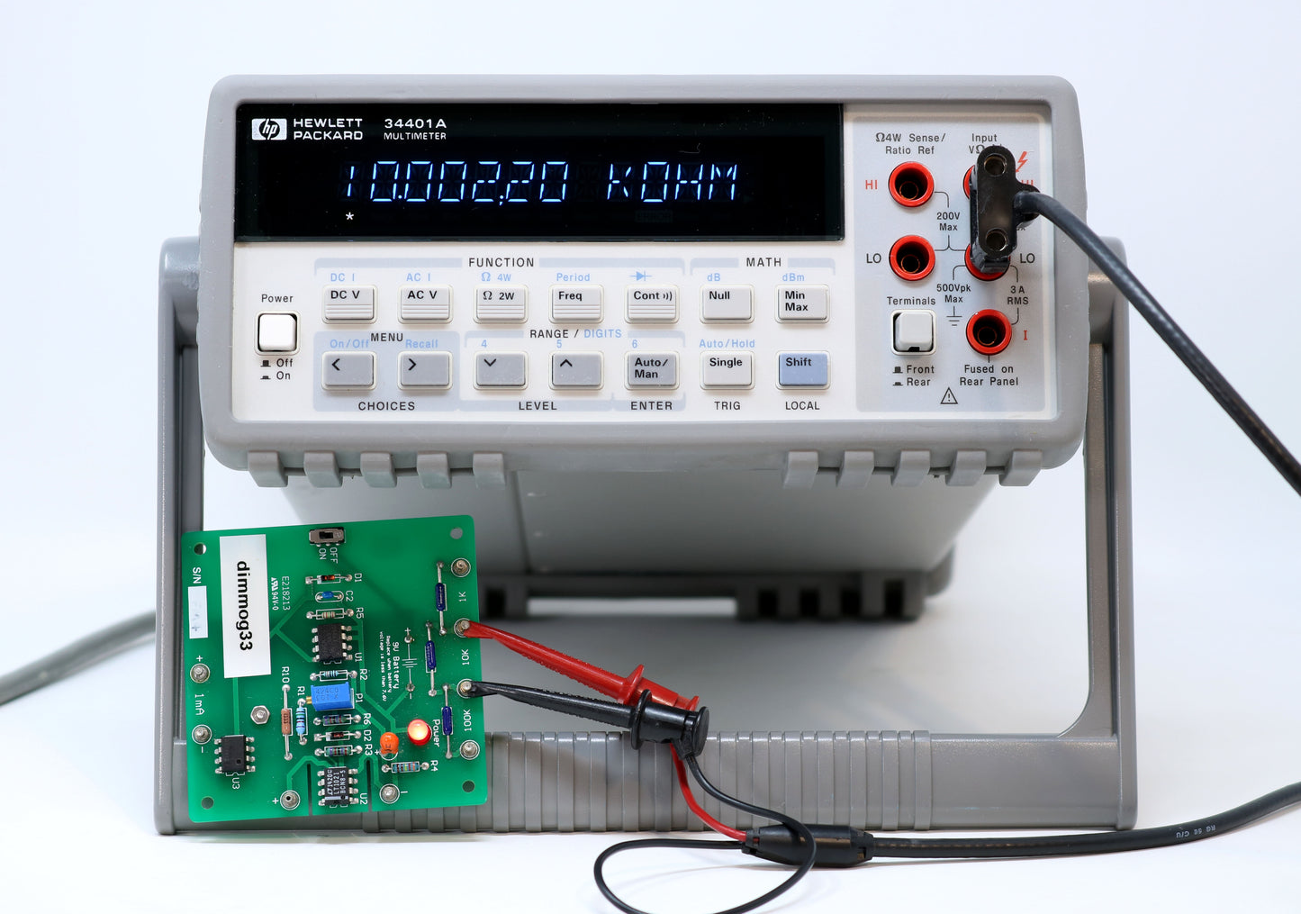 HP / Agilent 34401A Digital Multimeter, 6½ Digit Tested & Spot-on. Very clean (9468)