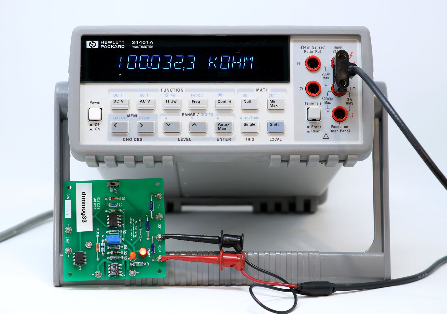 HP / Agilent 34401A Digital Multimeter, 6½ Digit Tested & Spot-on. Very clean (9468)