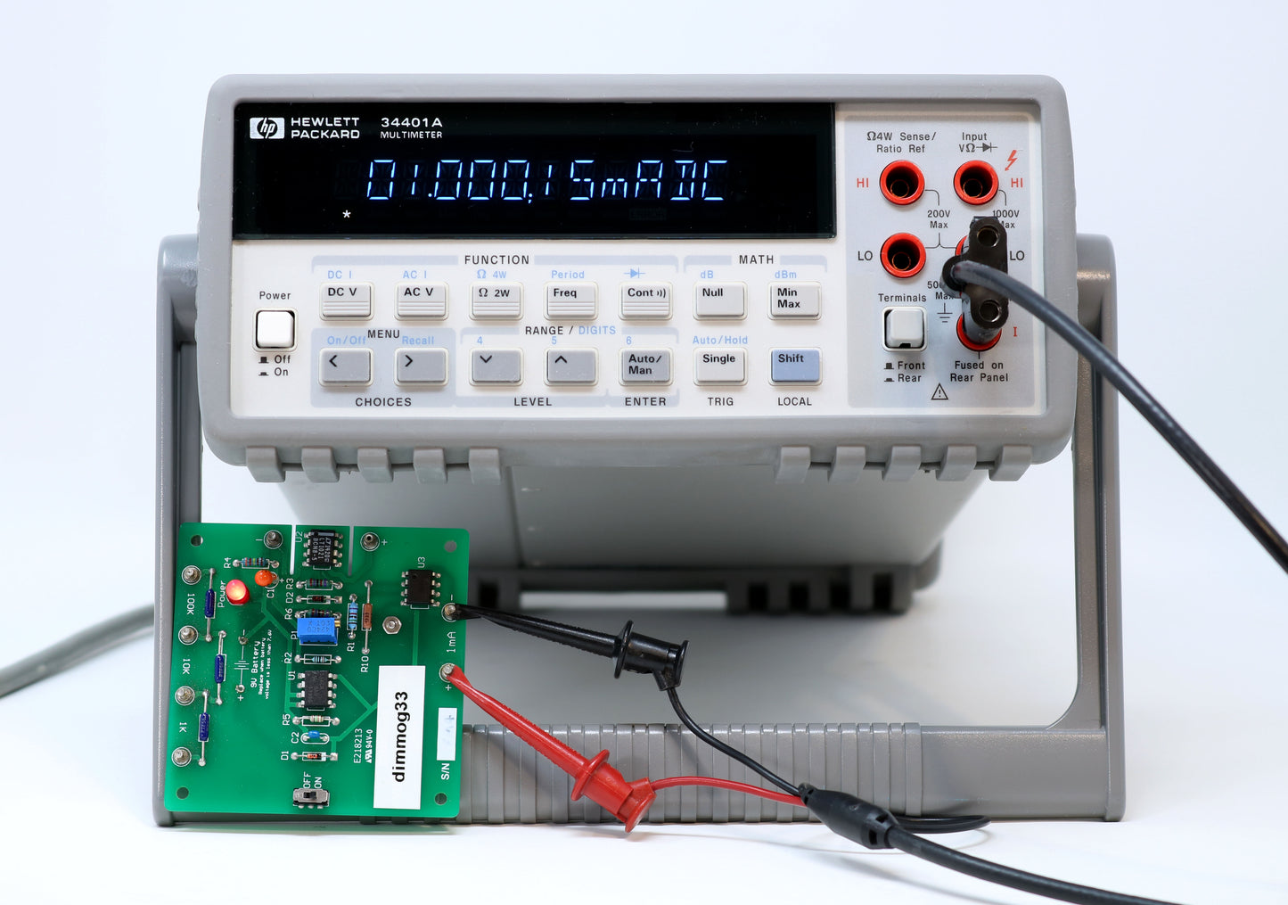 HP / Agilent 34401A Digital Multimeter, 6½ Digit Tested & Spot-on. Very clean (9468)