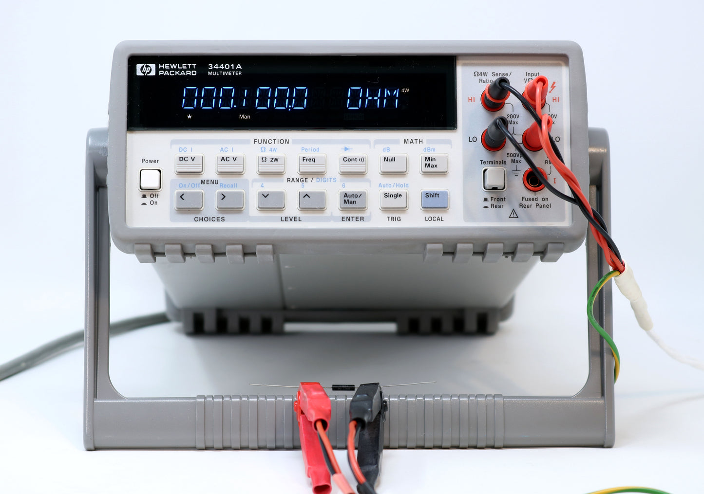 HP / Agilent 34401A Digital Multimeter, 6½ Digit Tested & Spot-on. Very clean (9468)