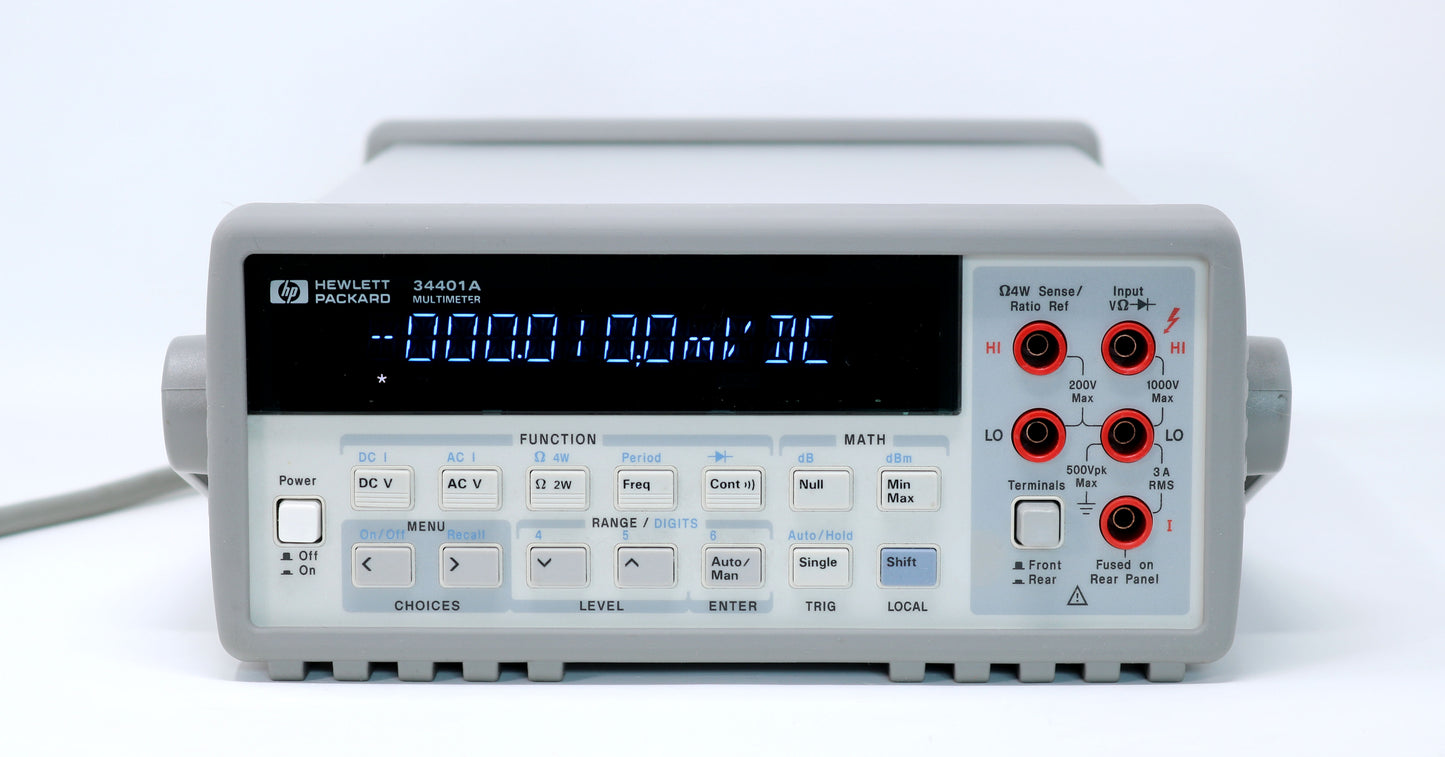 HP / Agilent 34401A Digital Multimeter, 6½ Digit Tested & Spot-on. Very Clean (5776)