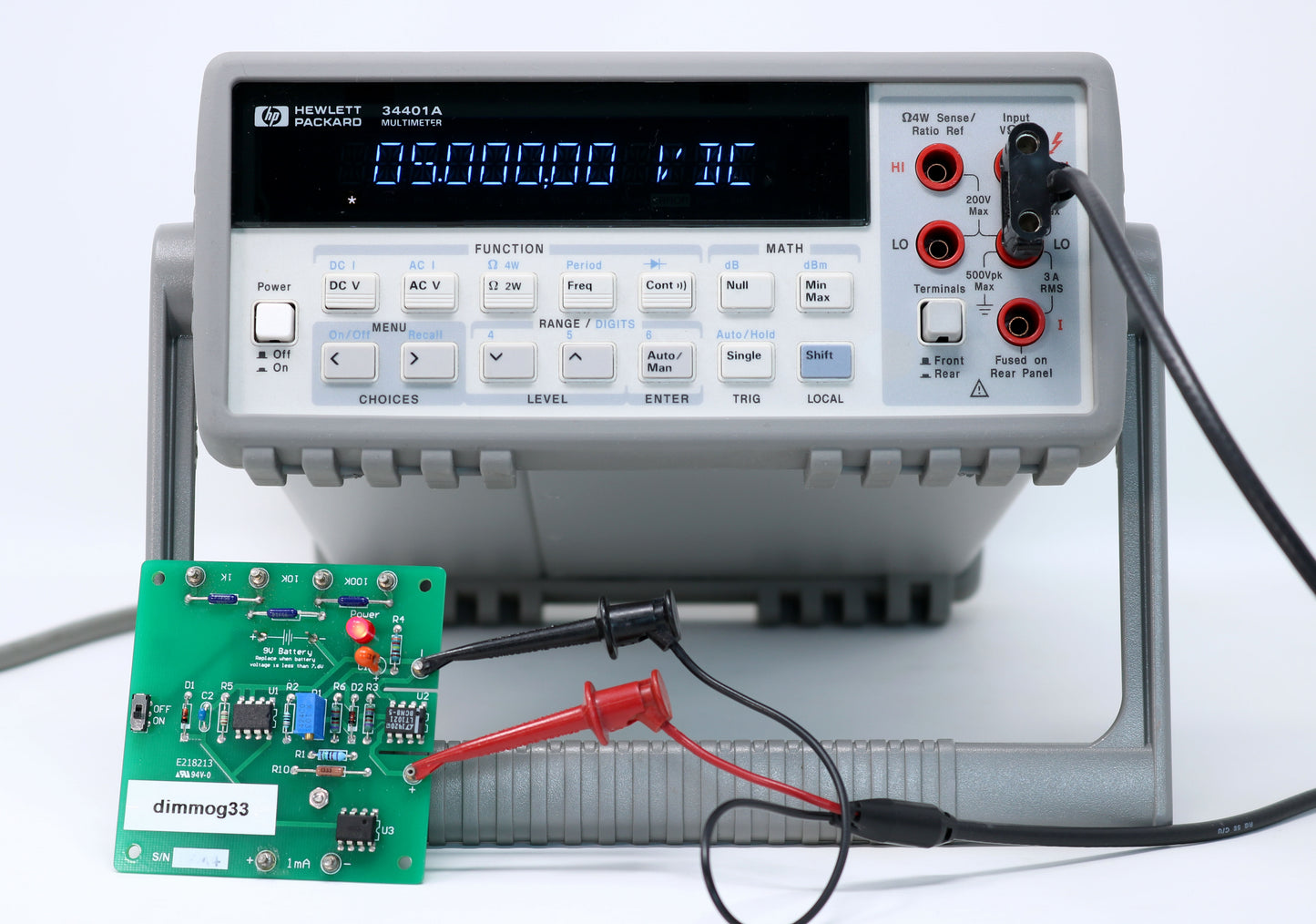 HP / Agilent 34401A Digital Multimeter, 6½ Digit Tested & Spot-on. Very Clean (5776)