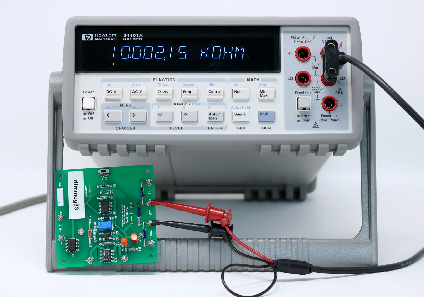 HP / Agilent 34401A Digital Multimeter, 6½ Digit Tested & Spot-on. Very Clean (5776)