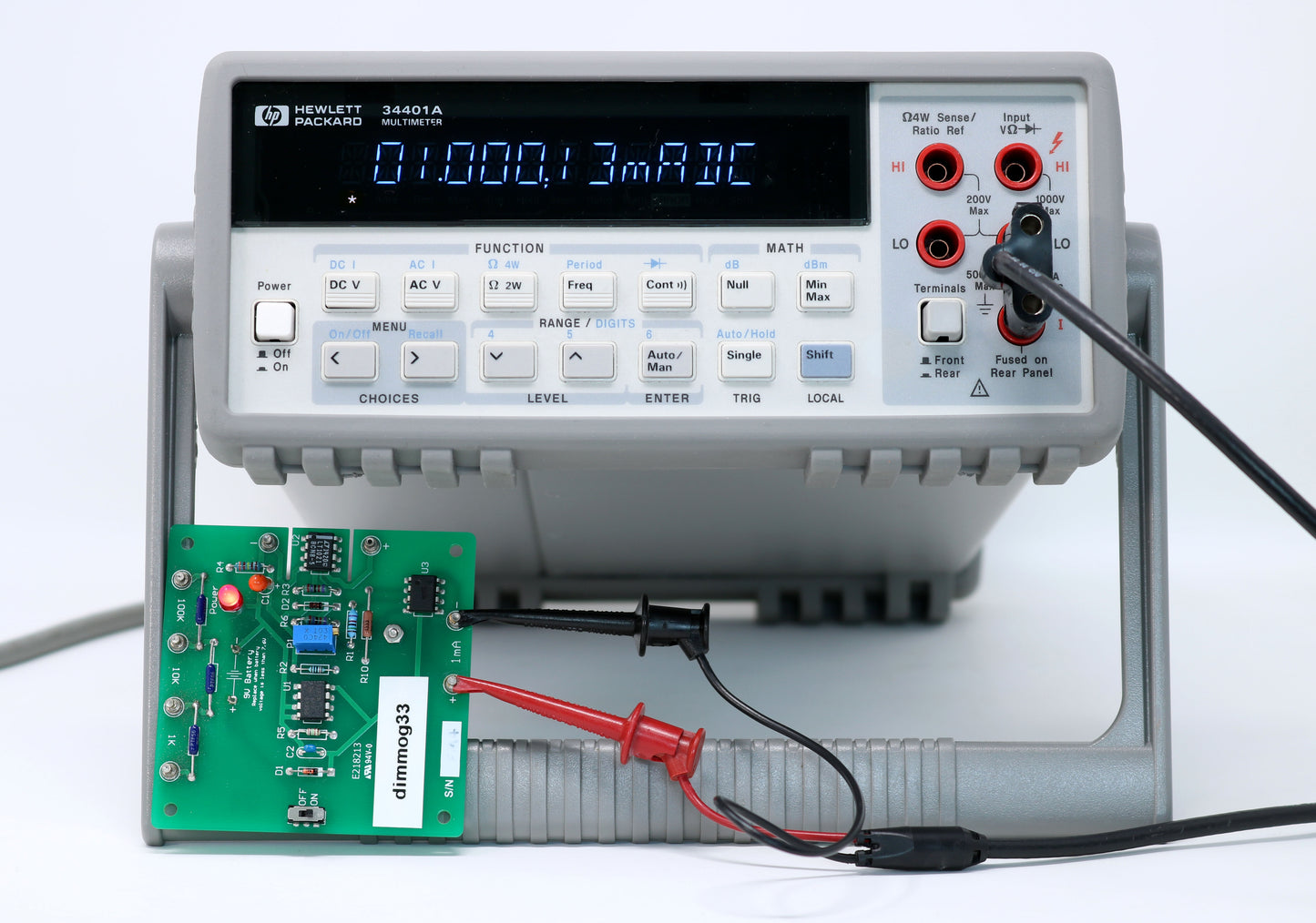 HP / Agilent 34401A Digital Multimeter, 6½ Digit Tested & Spot-on. Very Clean (5776)