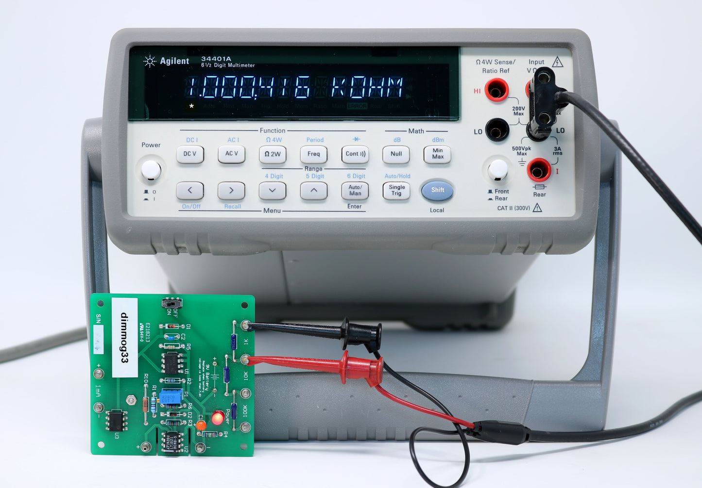 HP / Agilent 34401A Digital Multimeter, 6½ Digit Tested & Spot-on. Very Clean (0102)