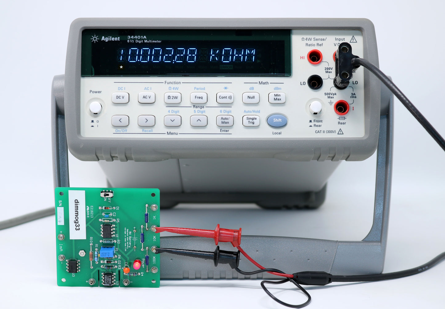 HP / Agilent 34401A Digital Multimeter, 6½ Digit Tested & Spot-on. Very Clean (0102)