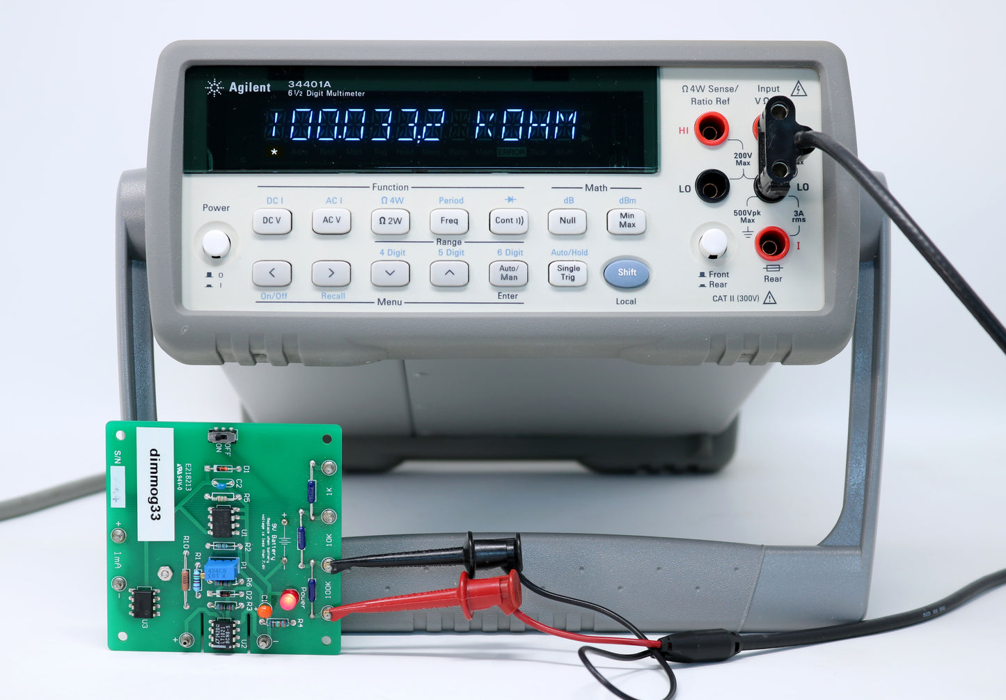 HP / Agilent 34401A Digital Multimeter, 6½ Digit Tested & Spot-on. Very Clean (0102)