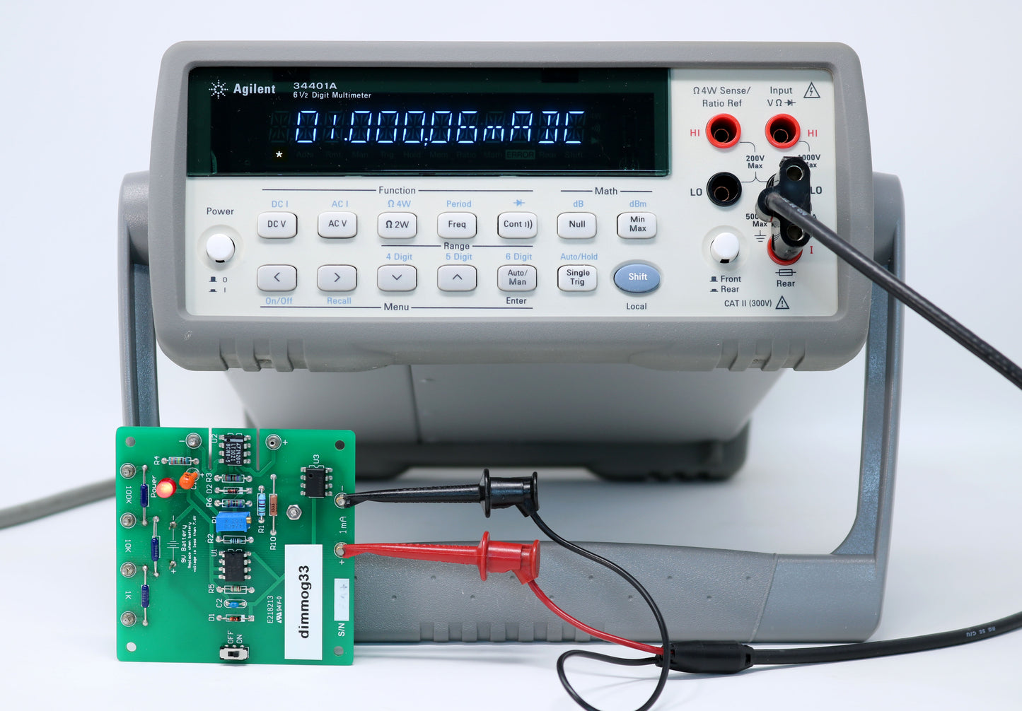 HP / Agilent 34401A Digital Multimeter, 6½ Digit Tested & Spot-on. Very Clean (0102)