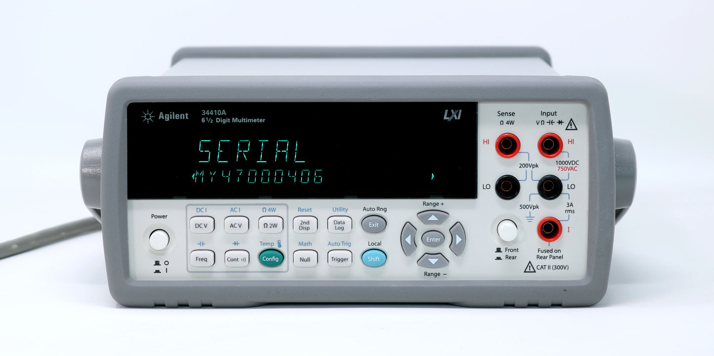 Agilent / Keysight 34410A Digital Multimeter, 6½ Digit Tested & Spot-on. Clean