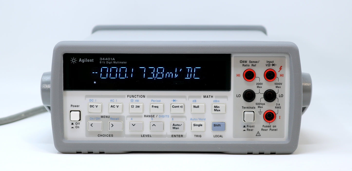 HP / Agilent 34401A Digital Multimeter, 6½ Digit Tested & Spot-on. Very Clean (0650)