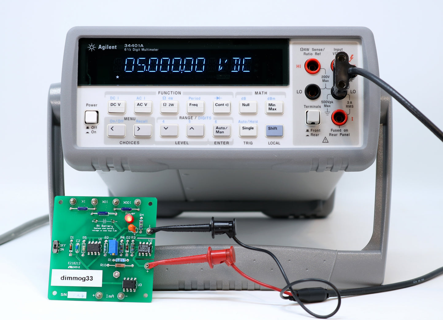 HP / Agilent 34401A Digital Multimeter, 6½ Digit Tested & Spot-on. Very Clean (0650)