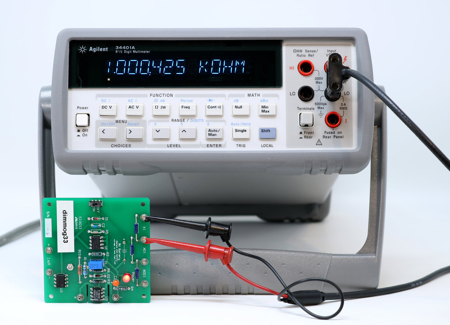 HP / Agilent 34401A Digital Multimeter, 6½ Digit Tested & Spot-on. Very Clean (0650)
