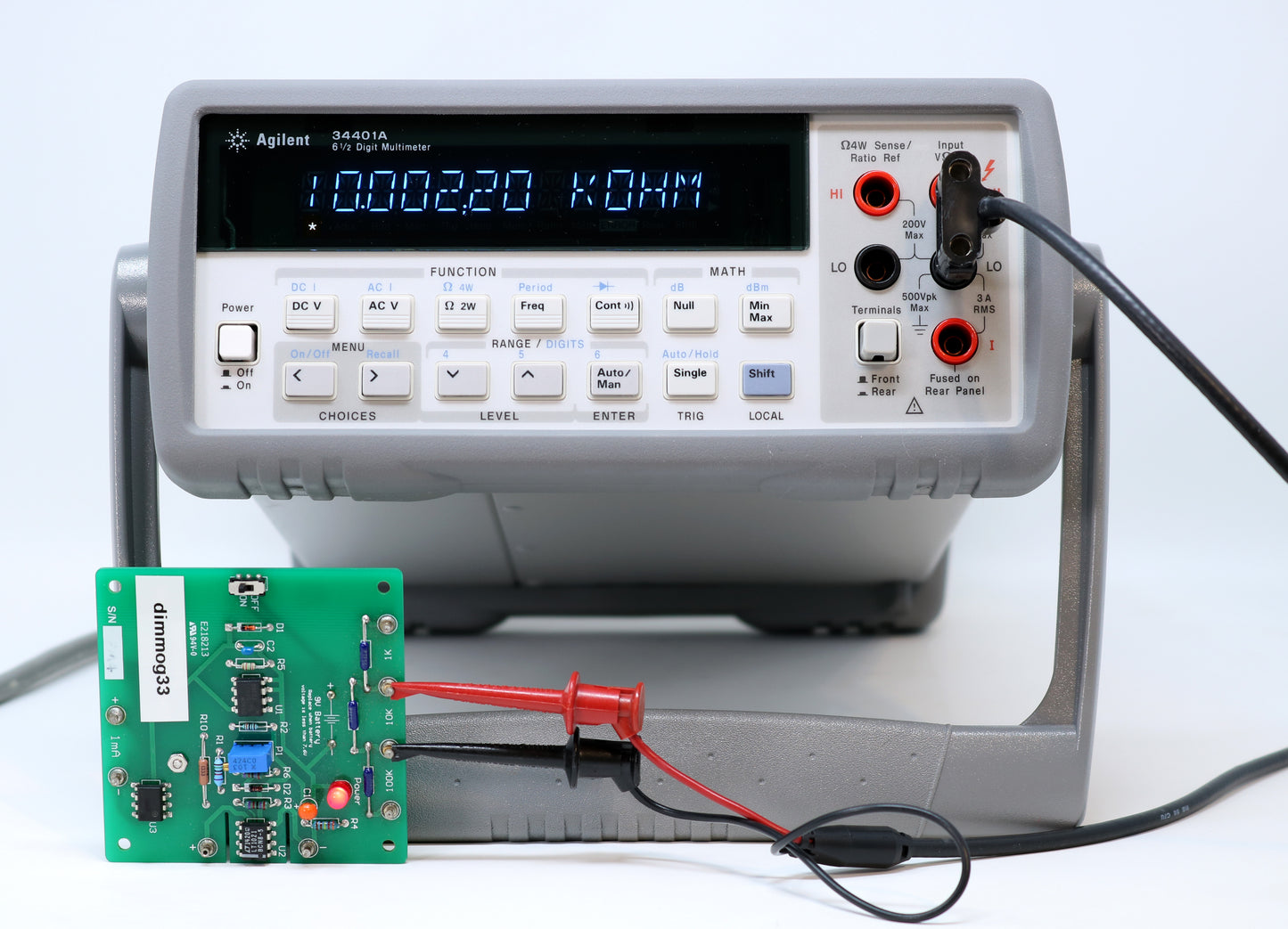 HP / Agilent 34401A Digital Multimeter, 6½ Digit Tested & Spot-on. Very Clean (0650)