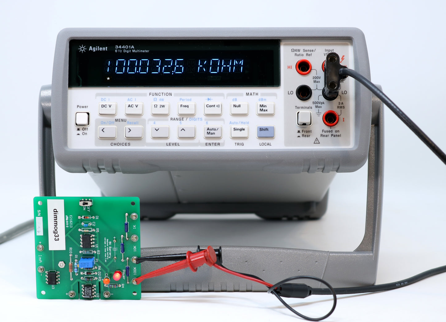 HP / Agilent 34401A Digital Multimeter, 6½ Digit Tested & Spot-on. Very Clean (0650)
