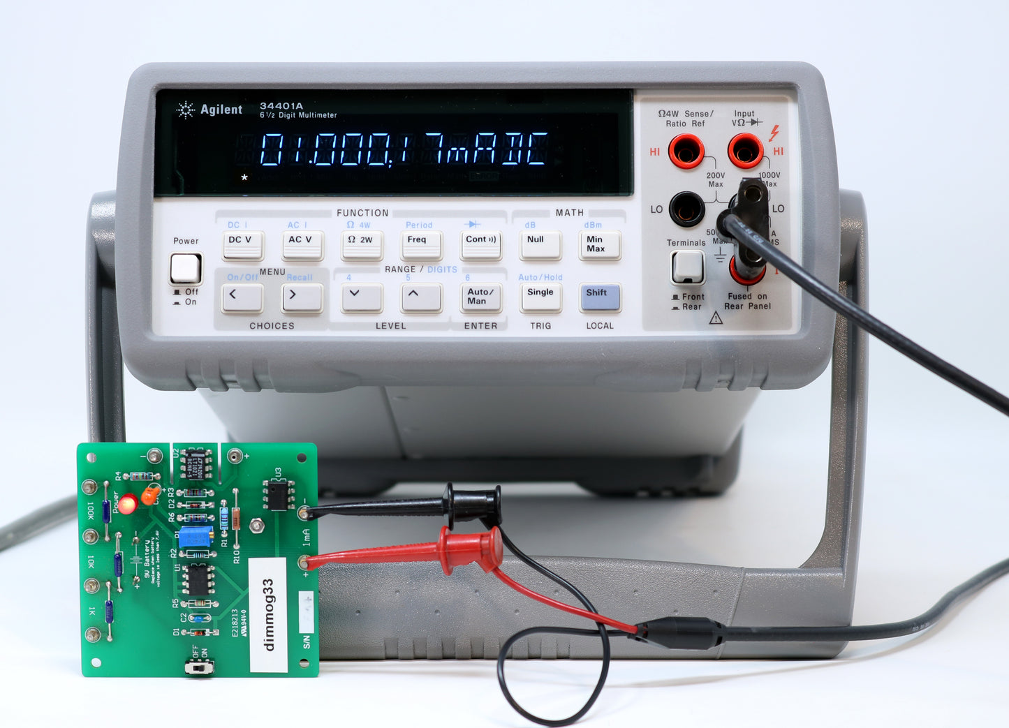 HP / Agilent 34401A Digital Multimeter, 6½ Digit Tested & Spot-on. Very Clean (0650)