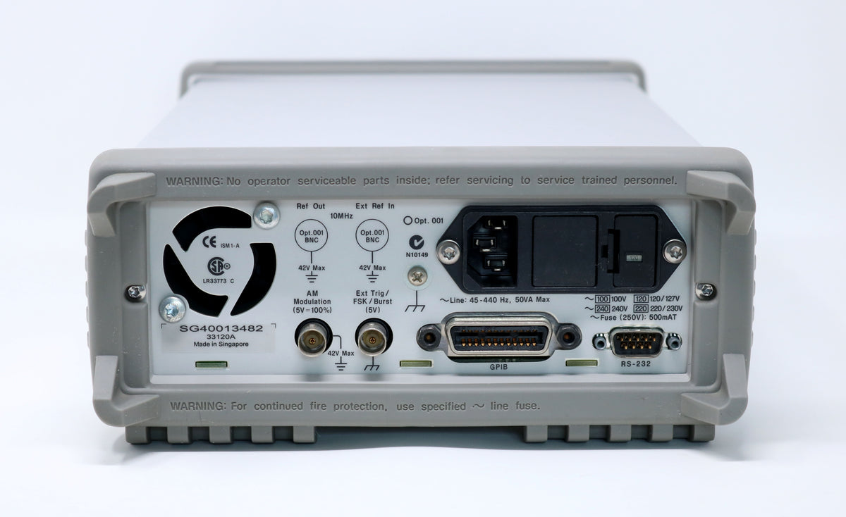 HP / Agilent 33120A 15 MHz Function / Arbitrary Waveform Generator. Very clean