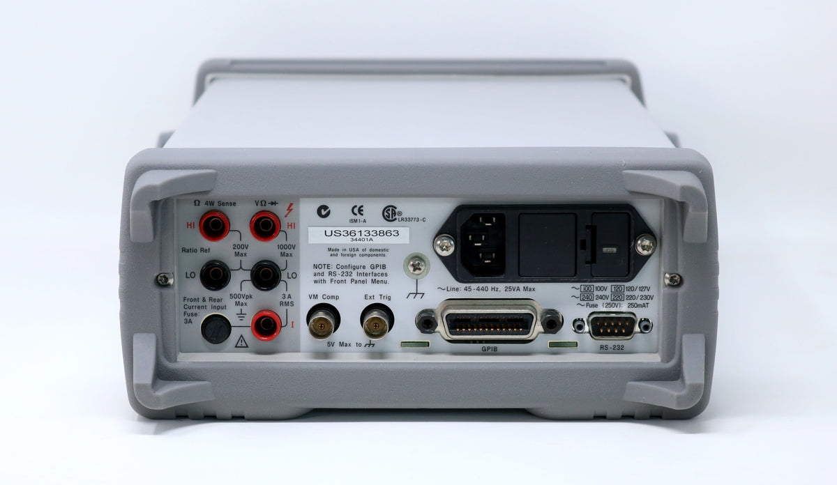 HP / Agilent 34401A Digital Multimeter, 6½ Digit Tested & Spot-on. Very Clean