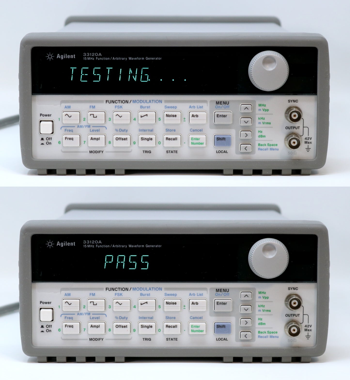 HP / Agilent 33120A 15 MHz Function / Arbitrary Waveform Generator. Very clean