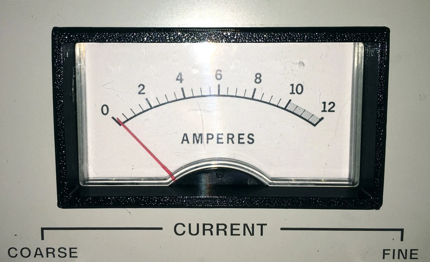 HP Analog Meter Bezel 4040-0414 (4040-0295) 1.3" X 2.4", 1/6 MOD. 3D Printed